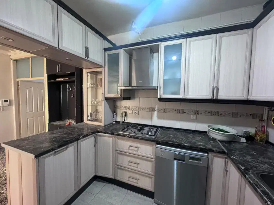 کابینت MDF آشپزخانه با سینک و هود|مصالح و تجهیزات ساختمان|تبریز, |دیوار