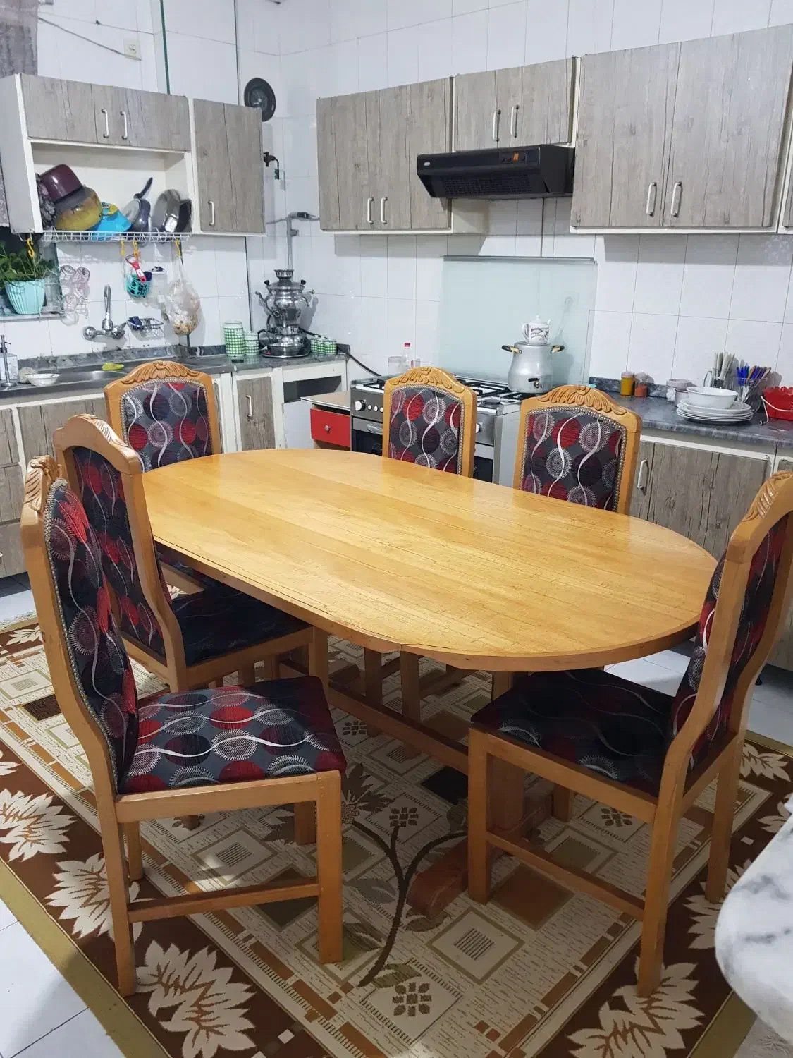 میز غذاخوری ۶نفره  نکا چوب|میز و صندلی غذاخوری|ساری, |دیوار