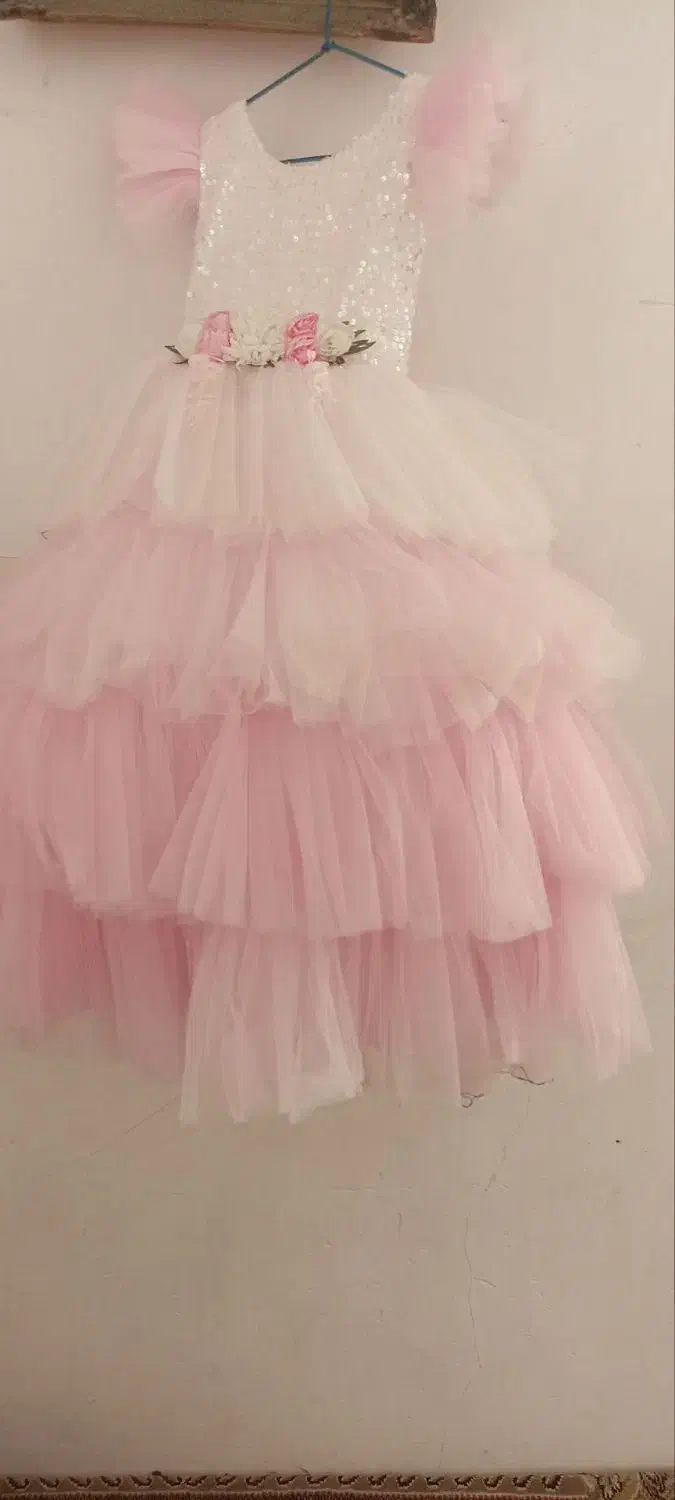 لباس عروس مجلسی مناسب ۸ تا ۱۰ سال|لباس|نیشابور, خط کاشمر|دیوار