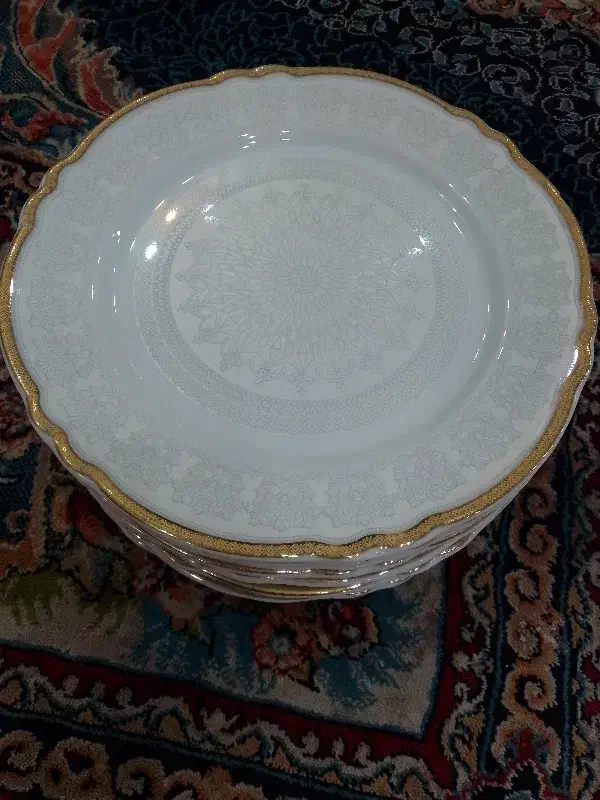 پیش دستی چینی دورطلا و بعدی|ظروف سرو و پذیرایی|تهران, اتابک|دیوار