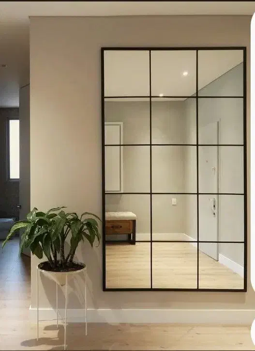 آینه مدرن طرح دار|آینه|تهران, ستارخان|دیوار