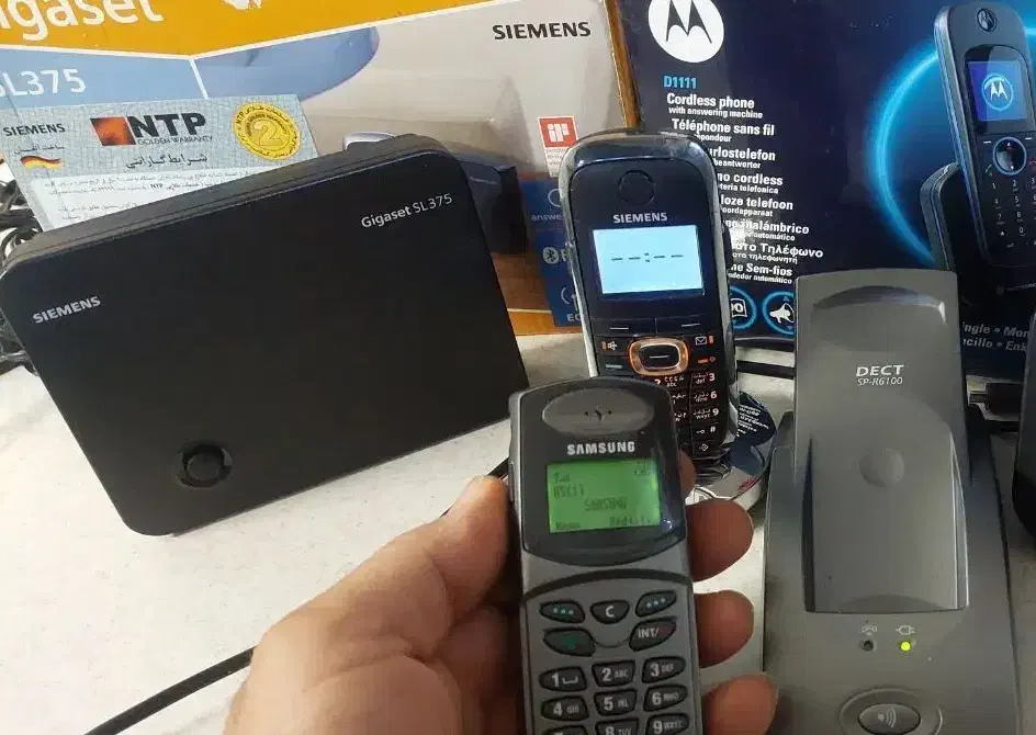 تلفن بیسیم منشی دار زیمنس گیگاست سامسونگ|تلفن رومیزی|تهران, آهنگ|دیوار