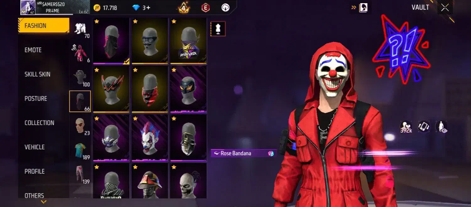 اکانت فریفایر|کنسول، بازی ویدئویی و آنلاین|خرم‌آباد, |دیوار