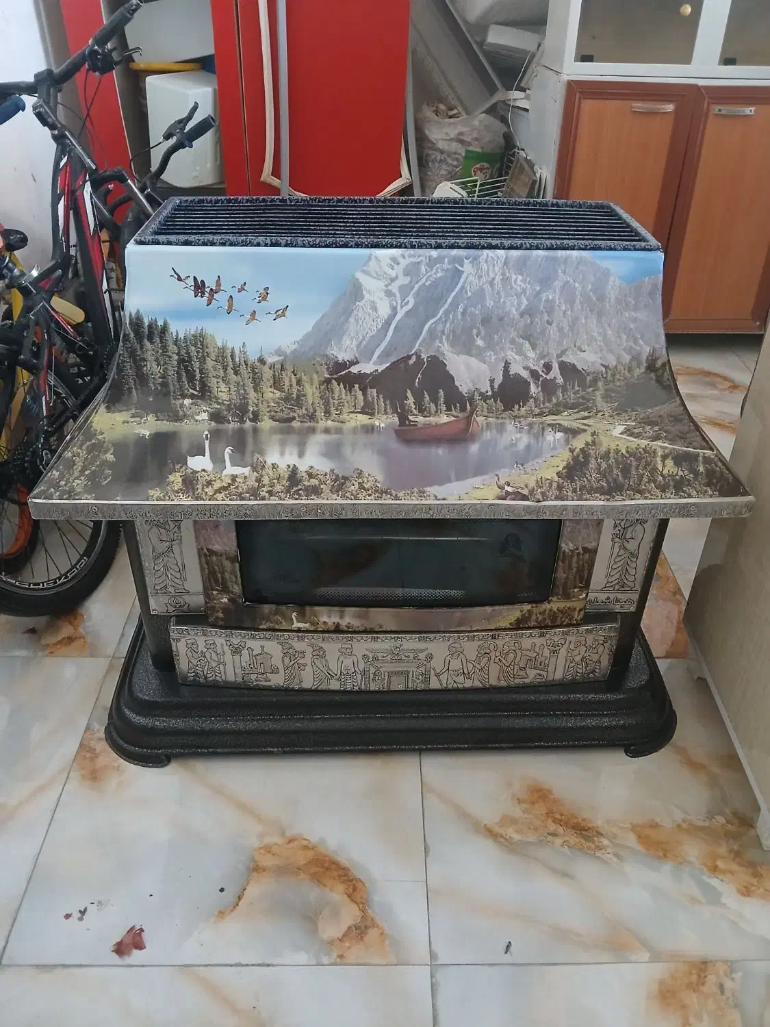 بخاری شومینه مشهد|بخاری، هیتر، شومینه|شاهین دژ, |دیوار