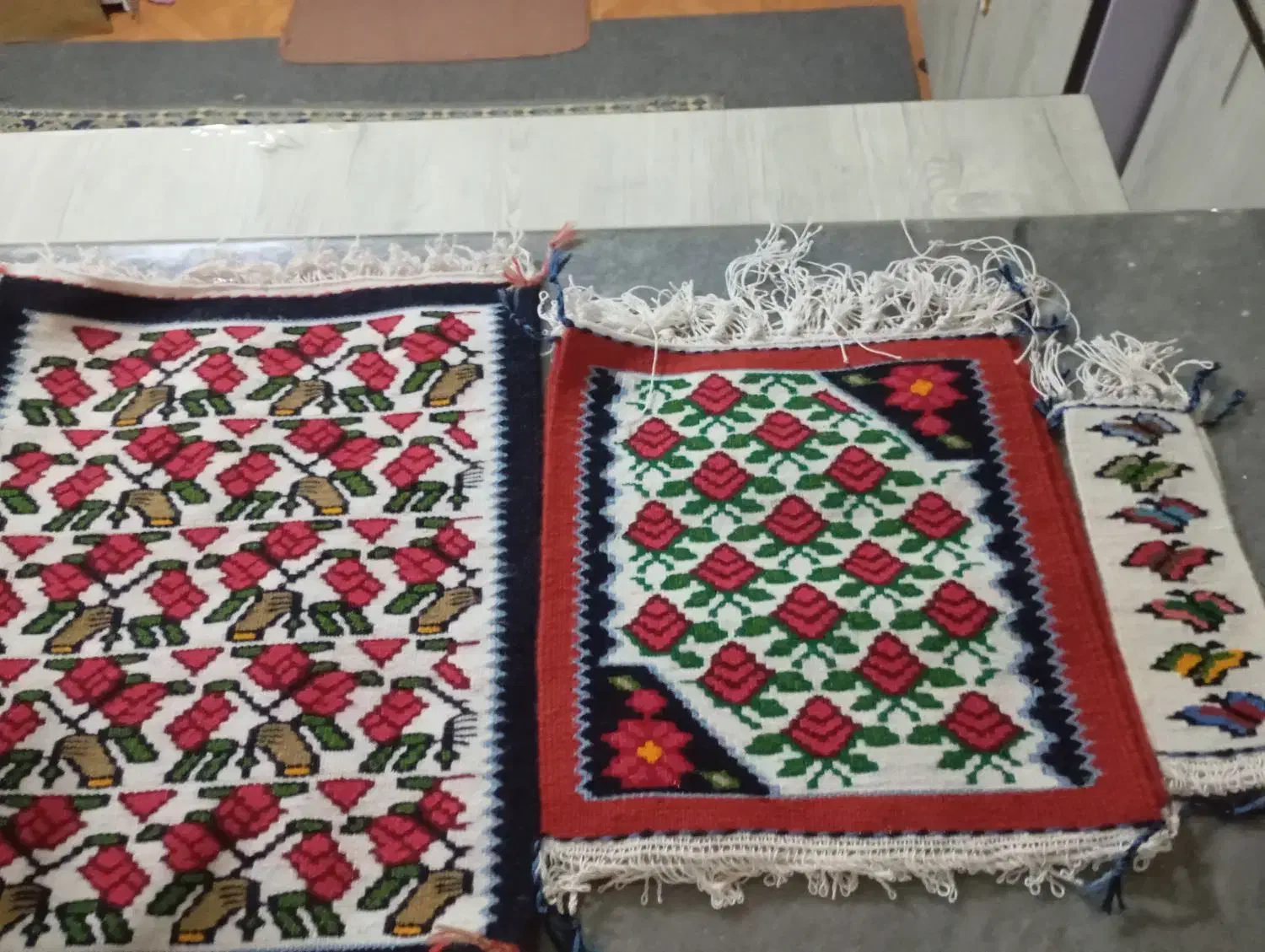 روعسلی|گلیم، جاجیم، گبه|بیجار, |دیوار