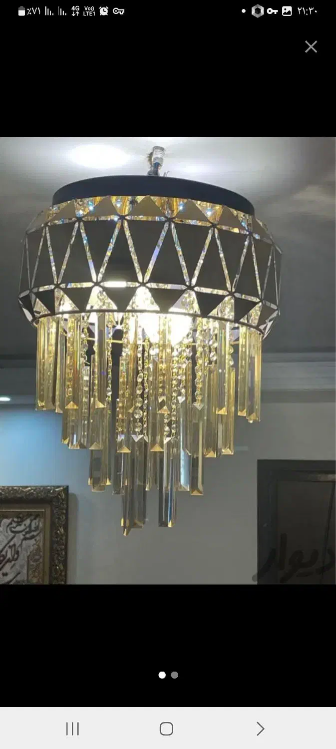 سه عدد لوستر زیبا|لوستر و چراغ آویز|ورامین, ورامین|دیوار