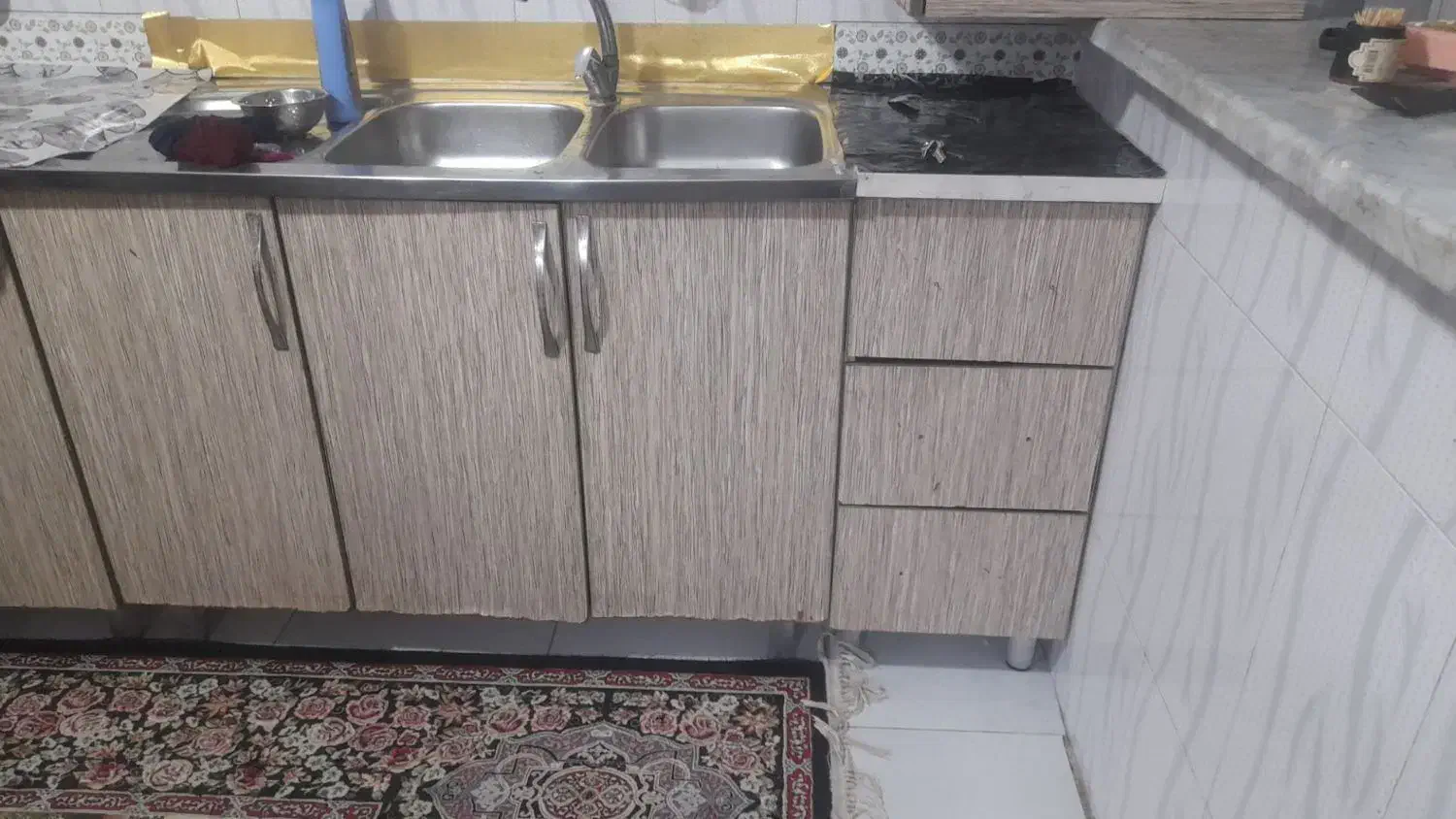 کابینت ام دی اف|آب‌چکان و نظم‌دهنده ظروف|محمدیه-قزوین, |دیوار