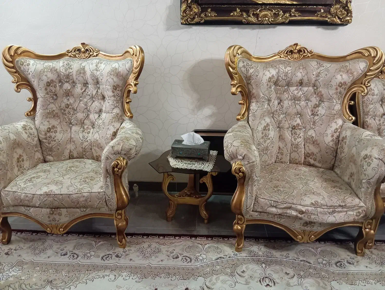 مبل سلطنتی|مبلمان خانگی و میز عسلی|همدان, |دیوار