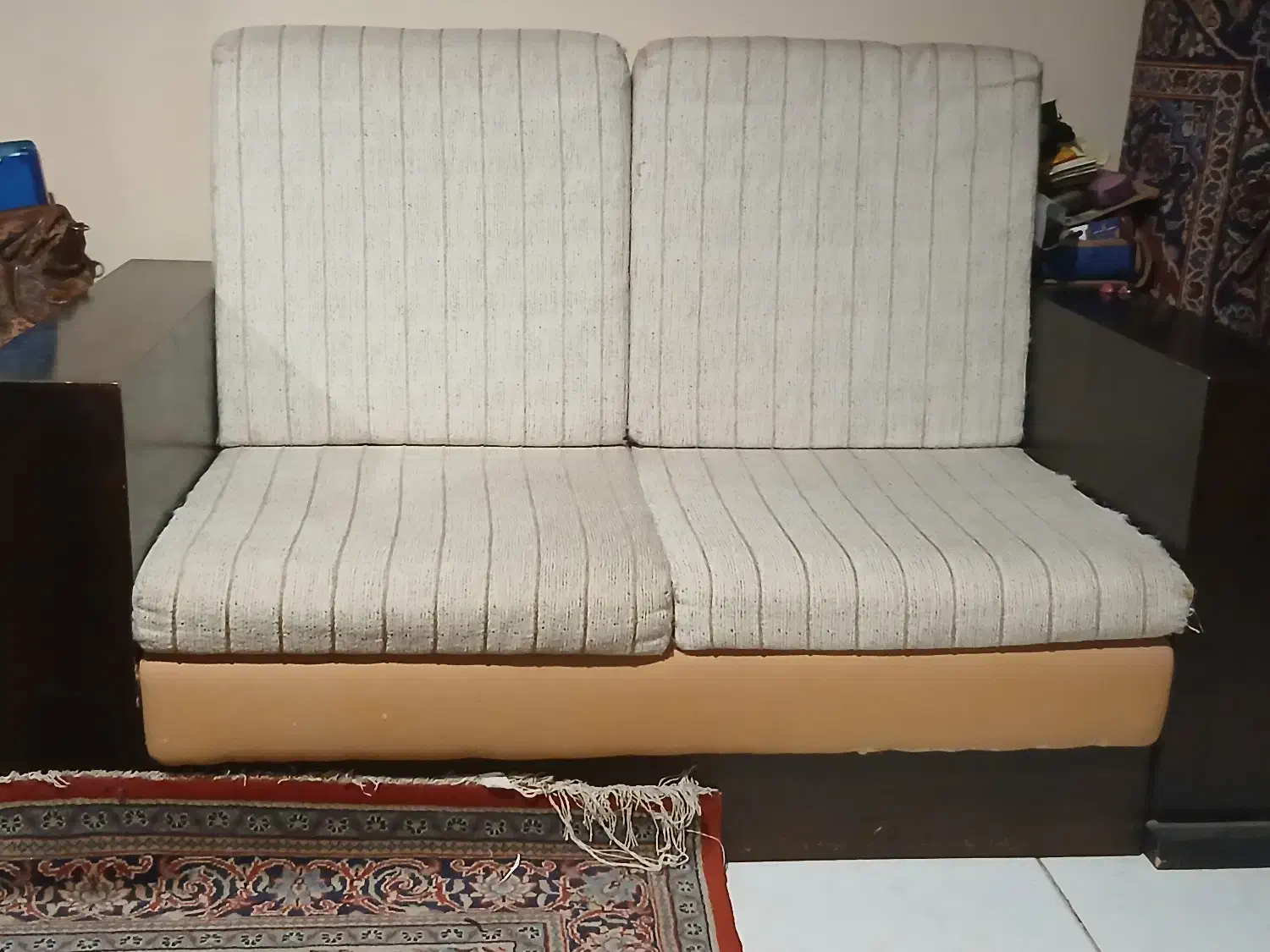 مبل چرم وچوب بادوبل|مبلمان خانگی و میز عسلی|تهران, خلیج فارس|دیوار