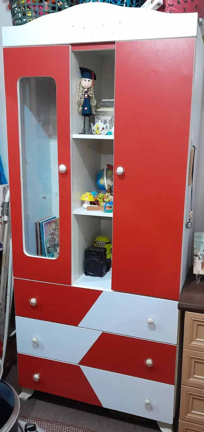 کمد کودک|تخت و سرویس خواب|رشت, حمیدیان|دیوار