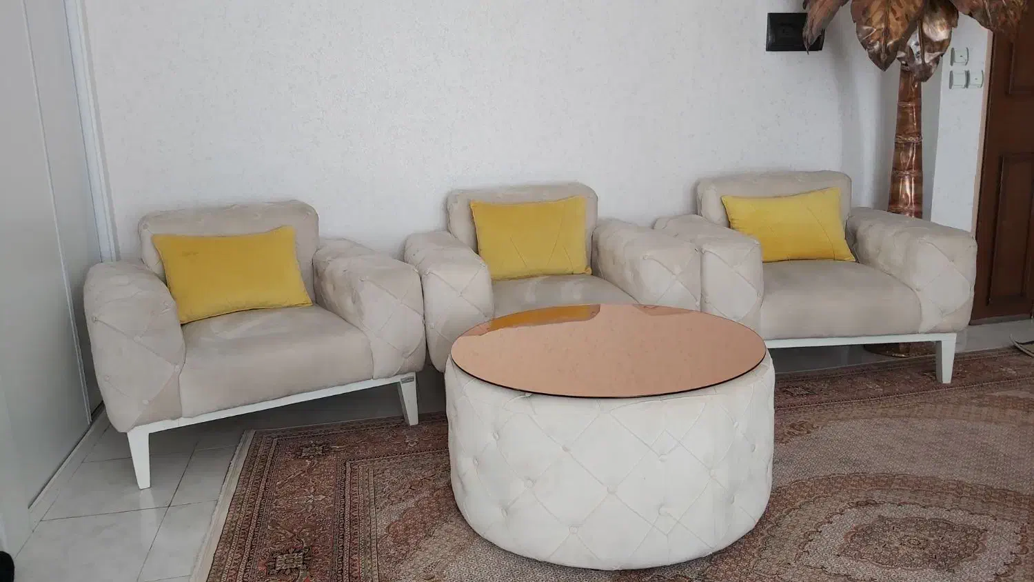 مبل راحتی نیم ست|مبلمان خانگی و میز عسلی|تبریز, |دیوار