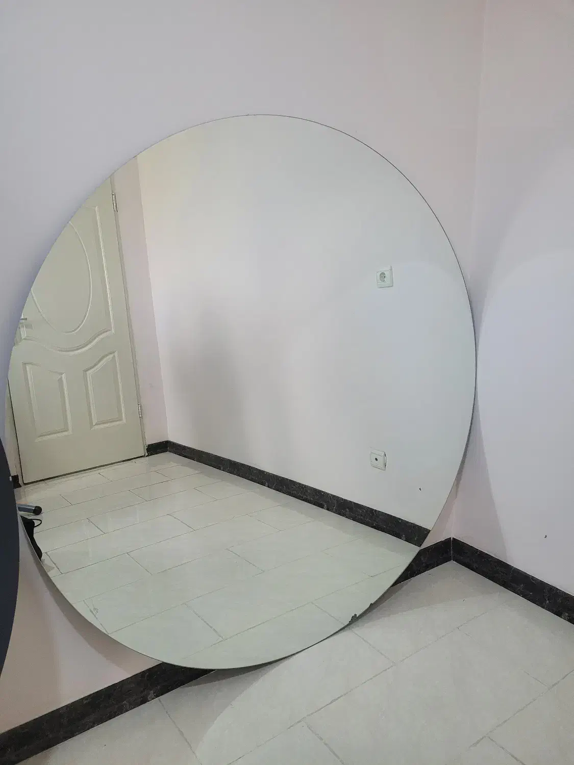 آینه گرد سایز ۱/۵ در۱/۵ متری|آینه|ساری, |دیوار