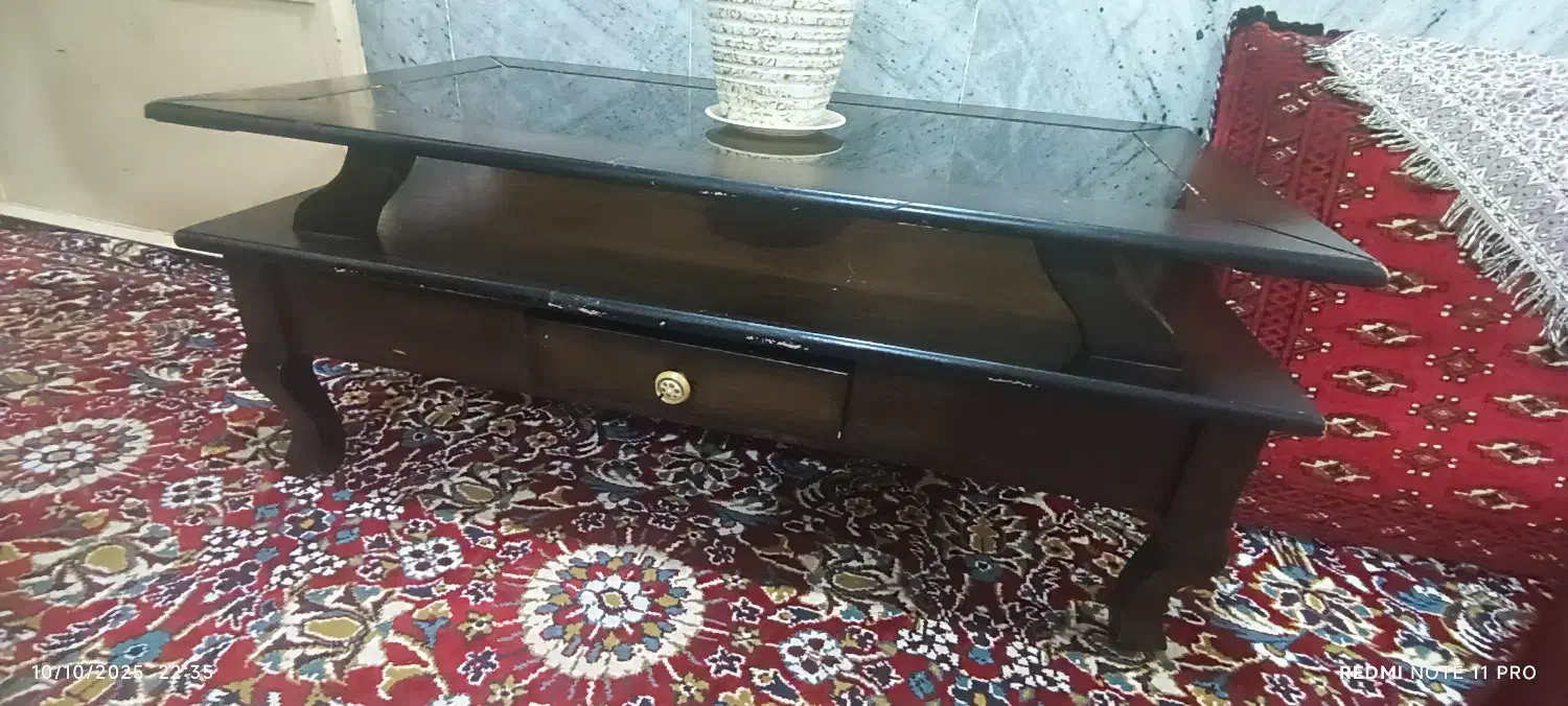 مبل 7نفر به همراه میز عسلی و میز جلو مبلی|مبلمان خانگی و میز عسلی|گنبد کاووس, |دیوار