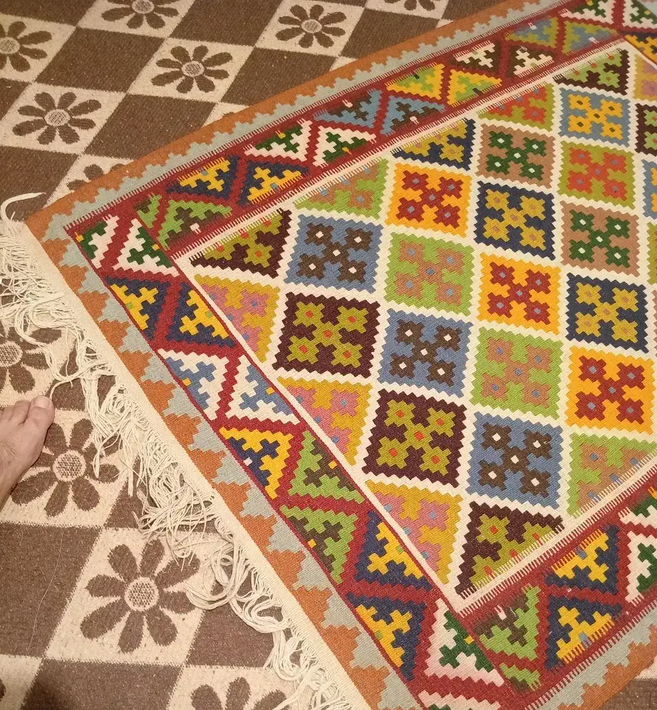 گلیم دستباف سنتی|گلیم، جاجیم، گبه|بوشهر, |دیوار