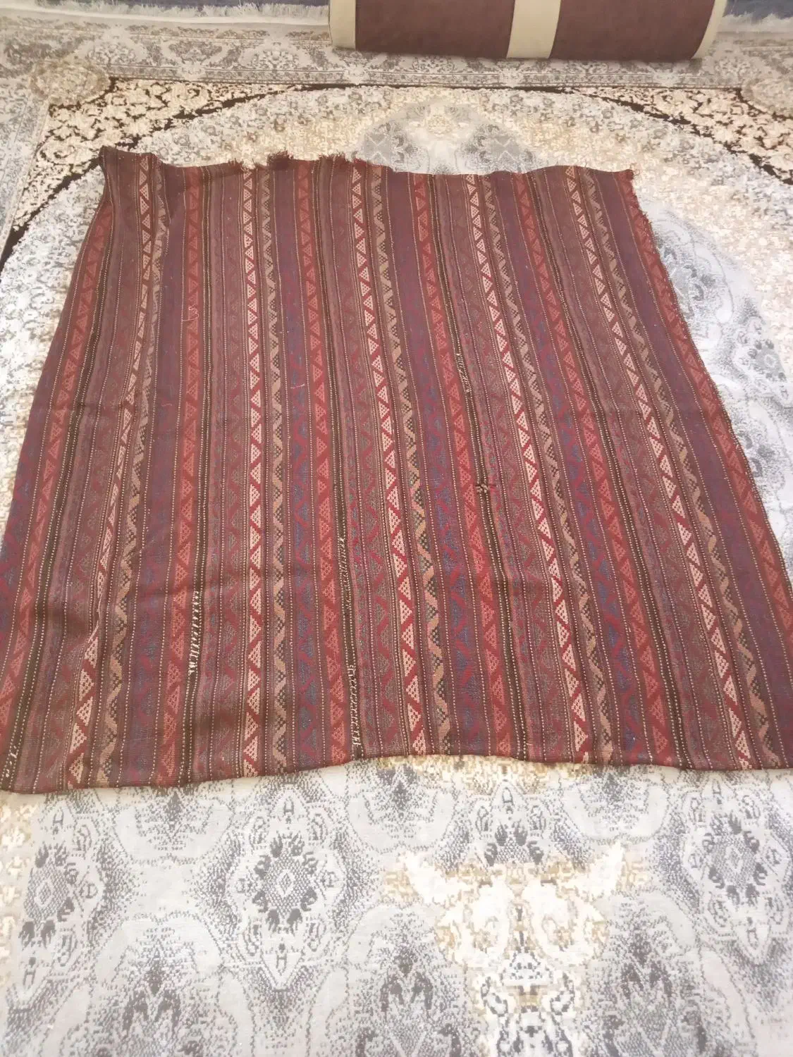 ماشته دست بافت قدمت ۱۷۰سال قیمت توافقی|گلیم، جاجیم، گبه|بروجرد, |دیوار