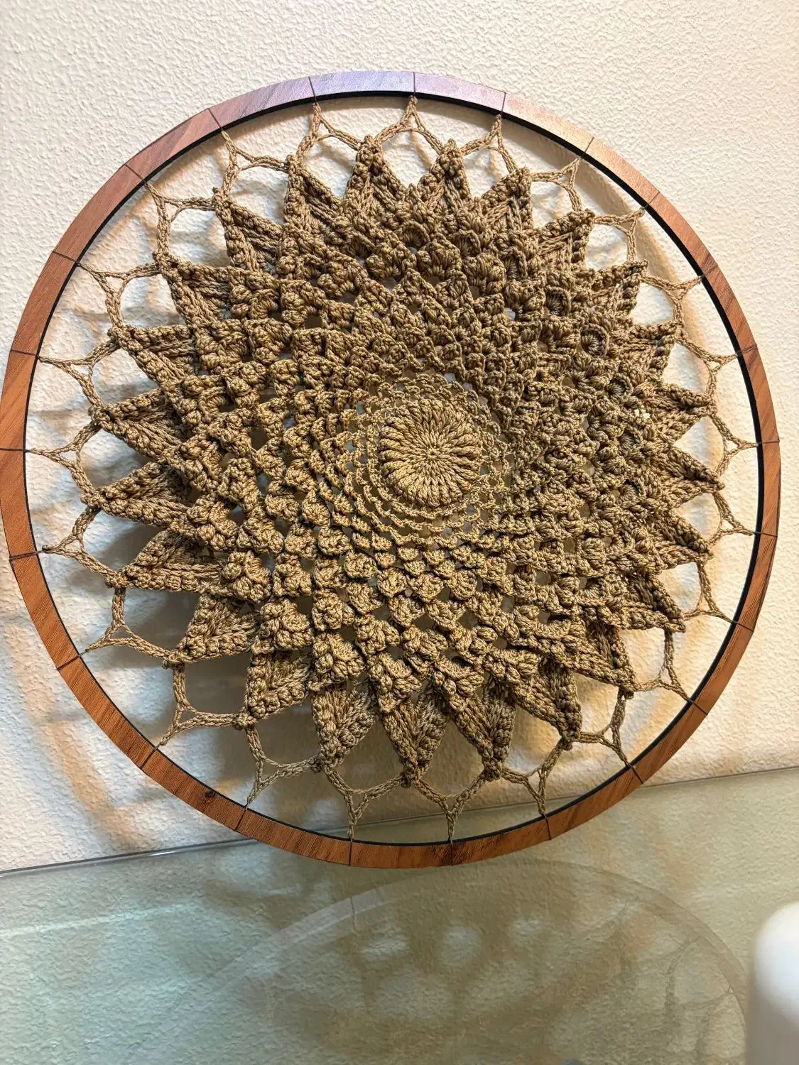 دیوار کوب  ماندالا دستبافت|صنایع دستی و سایر لوازم تزئینی|شاهین‌شهر, طالقانی|دیوار