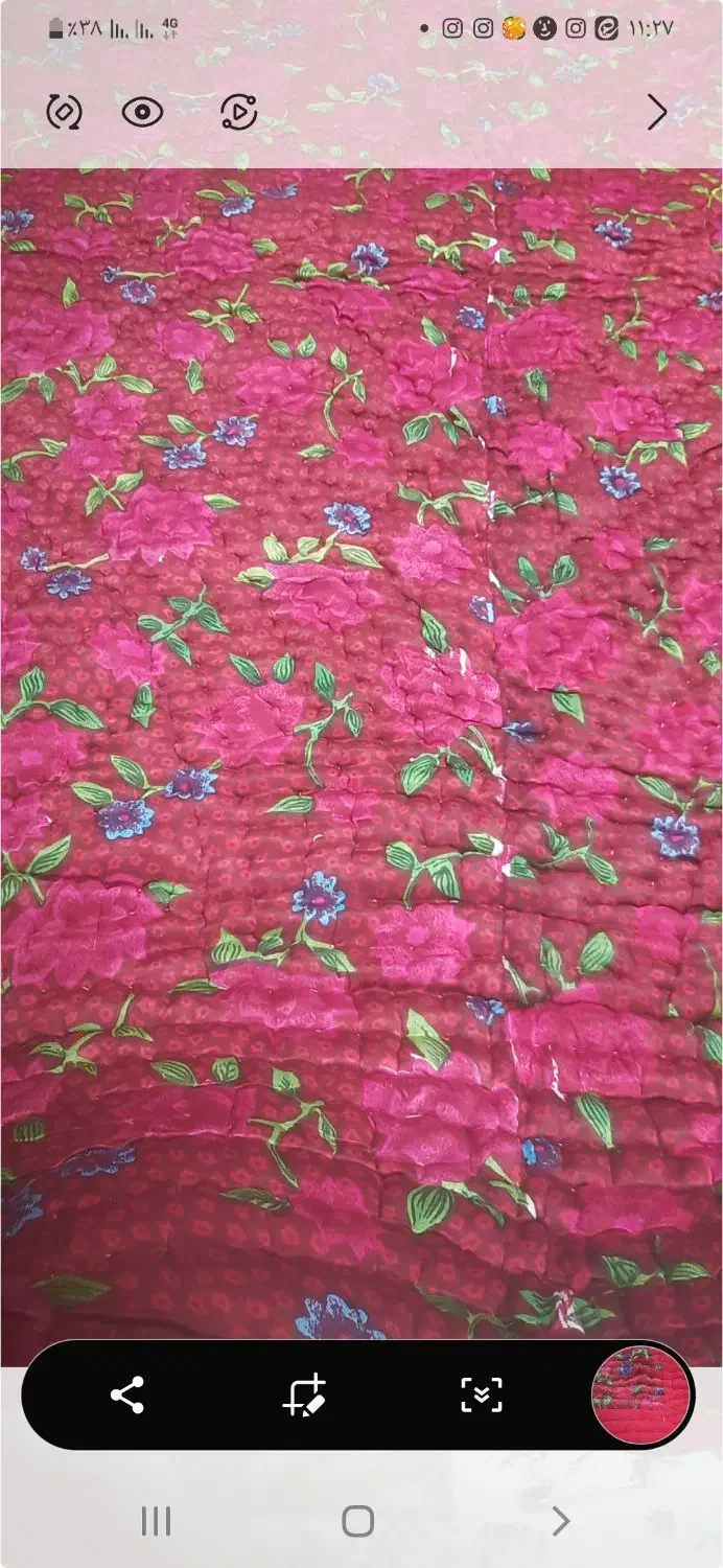 لحاف پنبه ایی سالم|رختخواب، بالش، پتو|رفسنجان, |دیوار