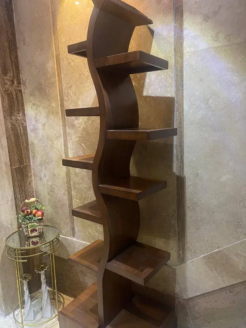 کتابخانه|کتابخانه، شلف، قفسه‌های دیواری|تهران, قلهک|دیوار