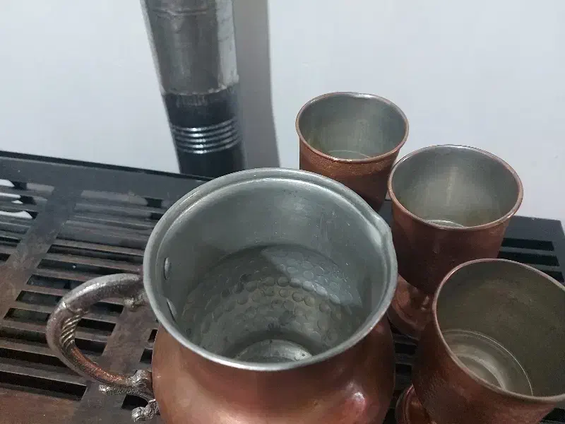 پارچ ولیوان مس|سرویس روتختی|کرمانشاه, |دیوار