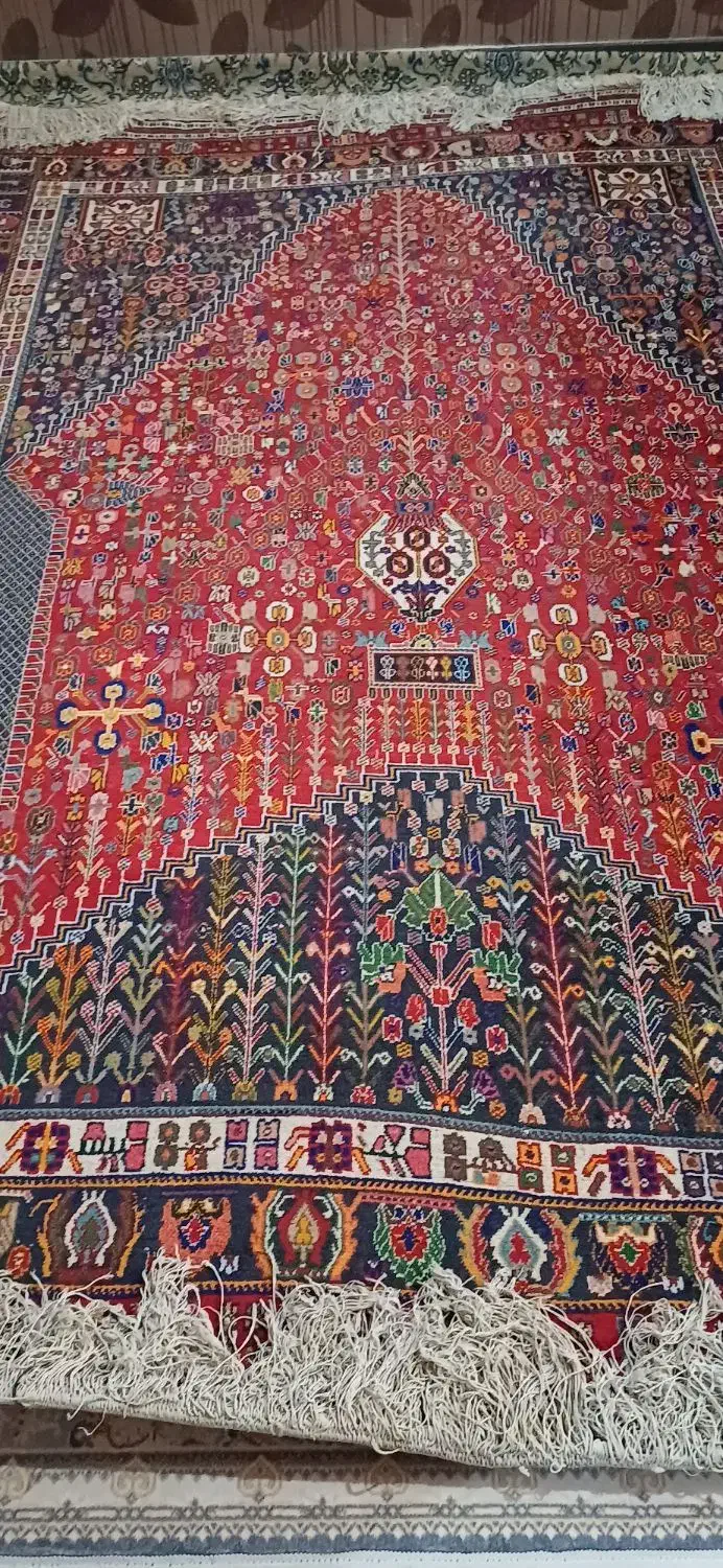 فرش کشکولی یک سر ناظم|فرش|شیراز, صاحب الزمان|دیوار