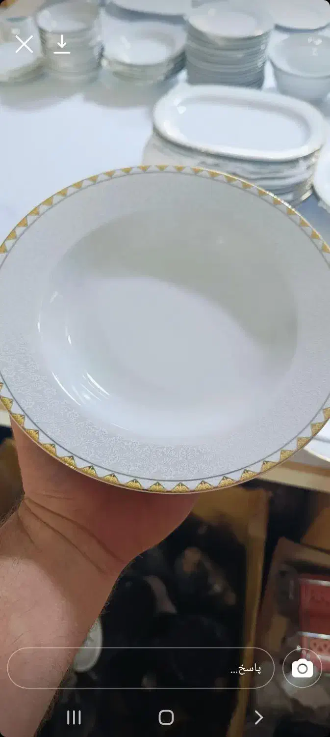 سرویس چینی مقصود ۲۴ نفره طرح ماردین|ظروف سرو و پذیرایی|تبریز, |دیوار