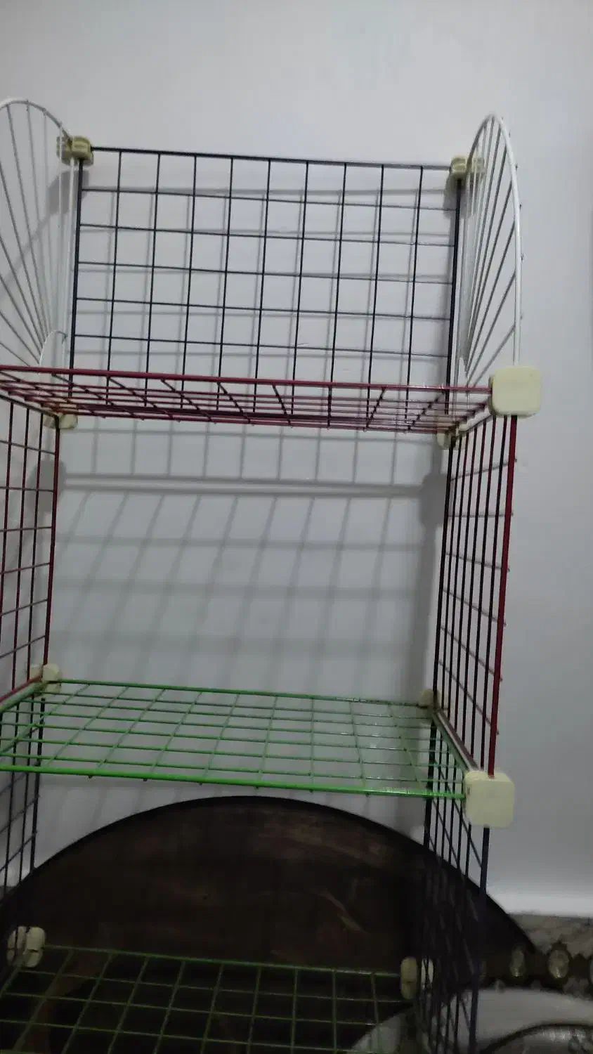 طبقه فلزی رنگی با بست|کتابخانه، شلف، قفسه‌های دیواری|قم, الغدیر|دیوار