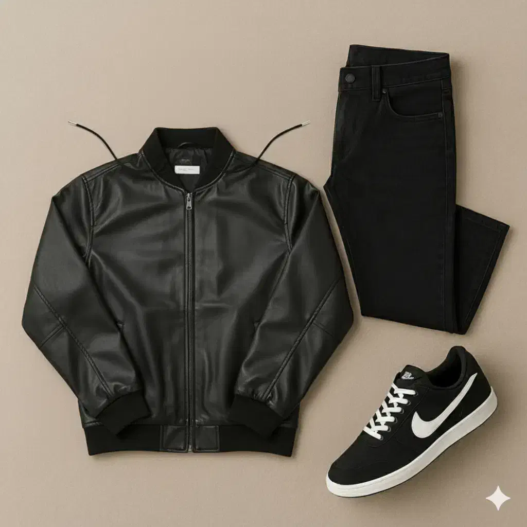 کاپشن چرم مردانه NightRunner C48/سبک، مقاوم|لباس|زاهدان, |دیوار