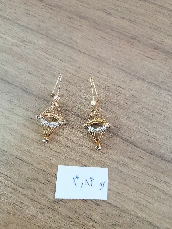 گوشواره طلا. بدون اجرت|جواهرات|قم, زنبیل آباد|دیوار