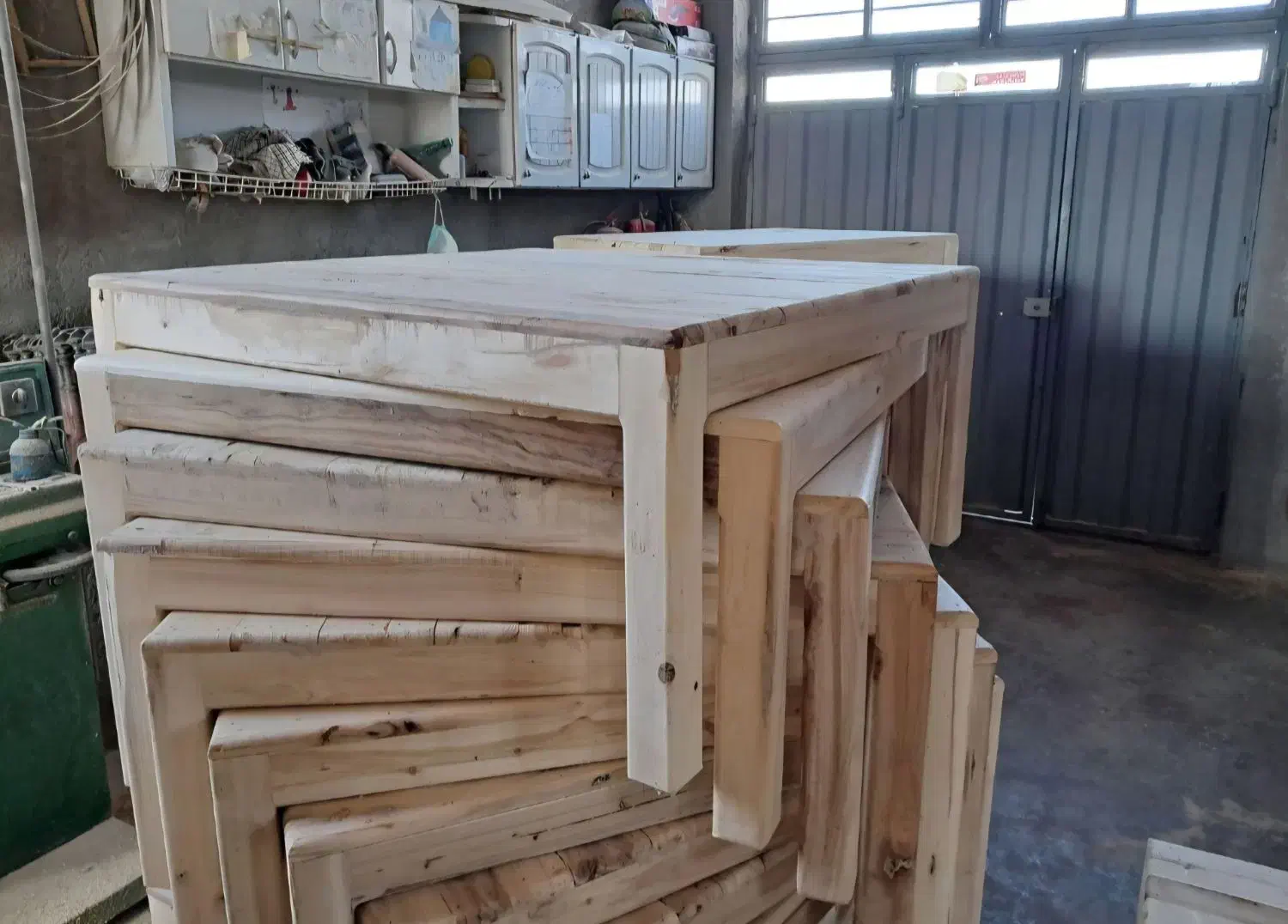 کرسی چوبی کامیاب سفارشی 84 در 84سانت مربع با لوازم|بخاری، هیتر، شومینه|تهران, شهرک ولیعصر جنوبی|دیوار