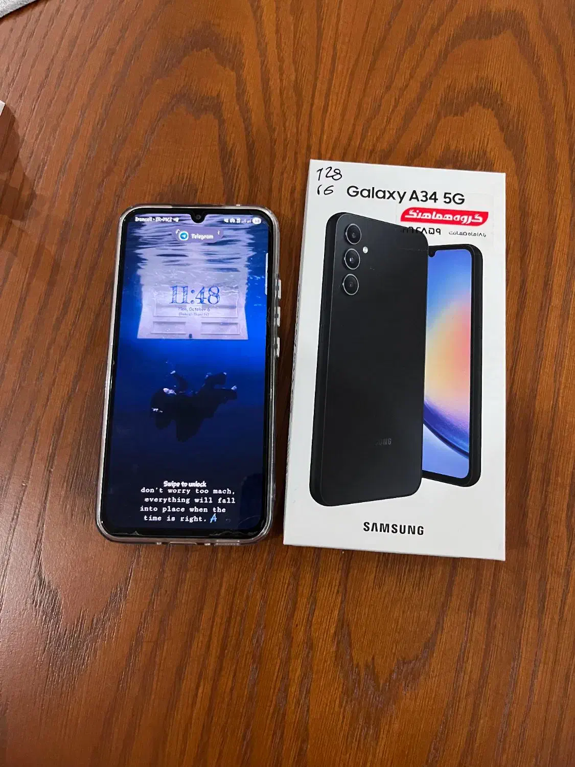 سامسونگ Galaxy A34 با حافظهٔ ۱۲۸ گیگابایت|موبایل|رشت, معلم|دیوار