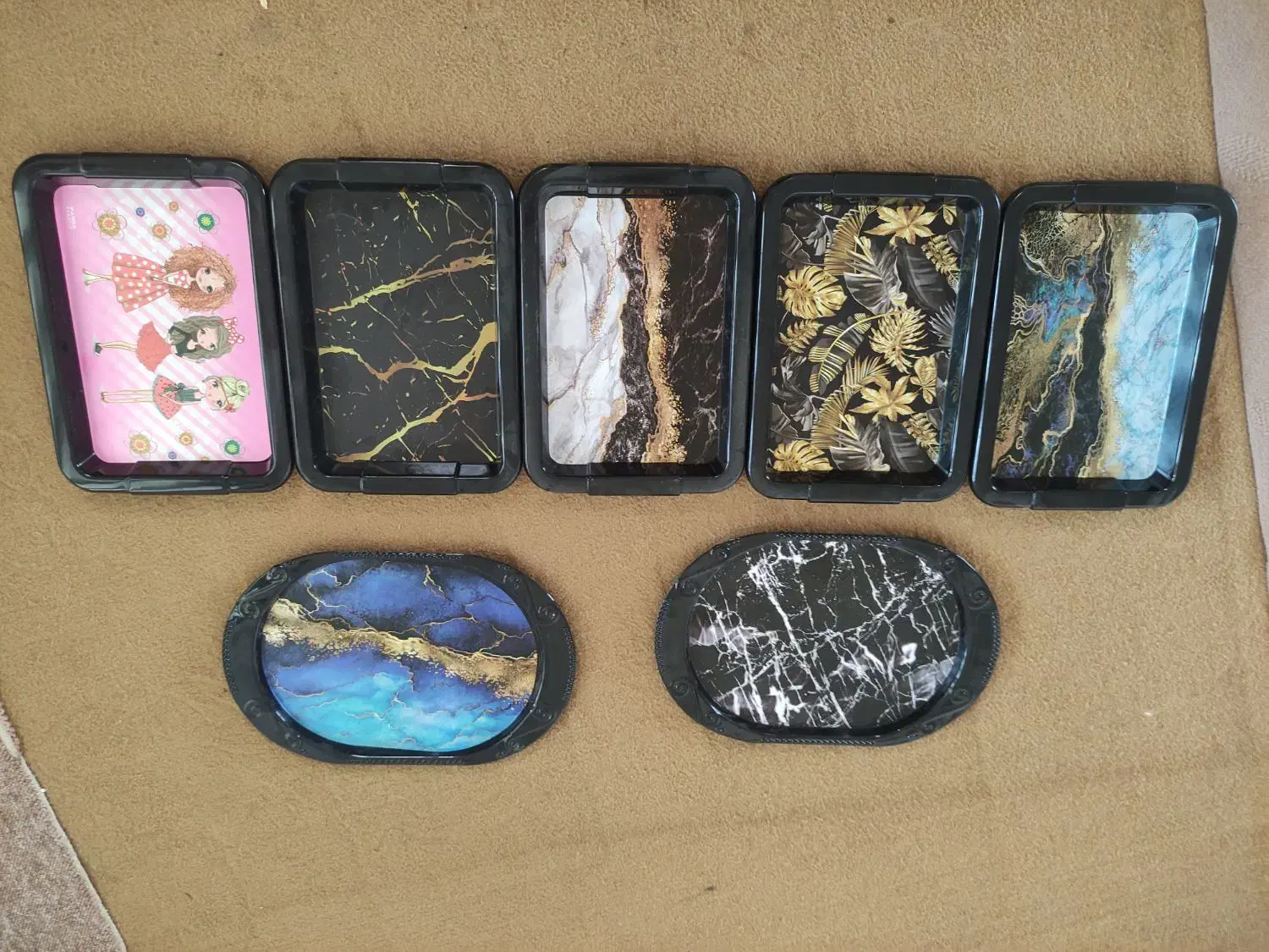 سینی طرح دار|صنایع دستی و سایر لوازم تزئینی|املش, |دیوار