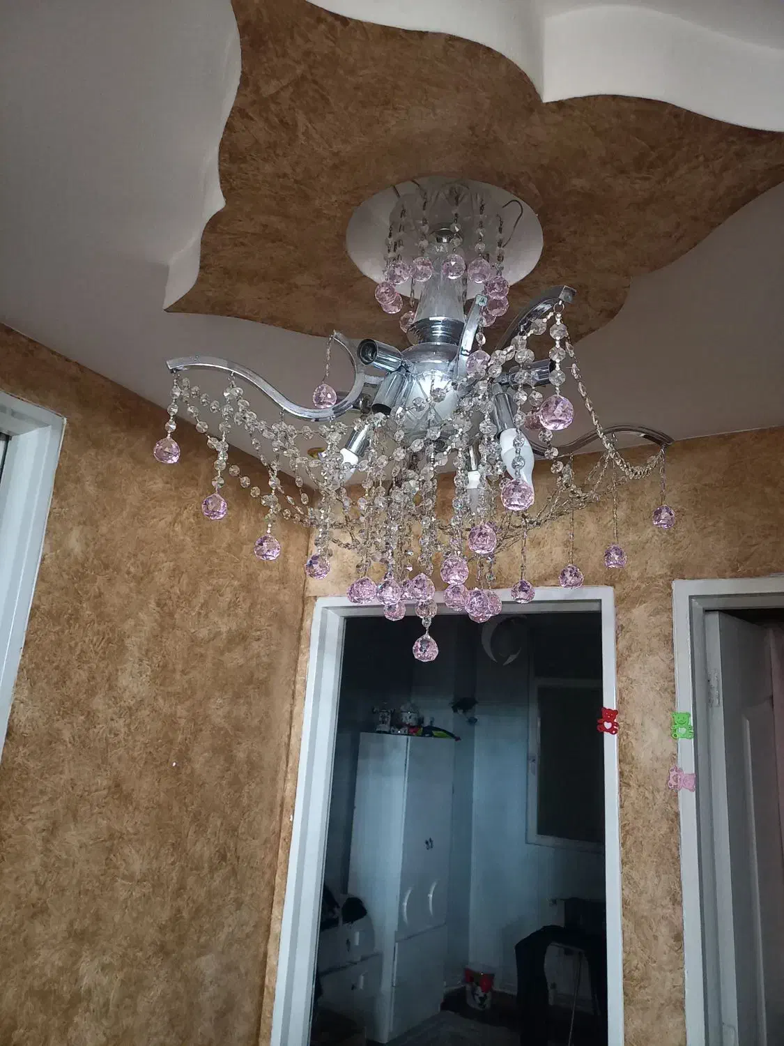 لوستر|لوستر و چراغ آویز|ساوه, |دیوار