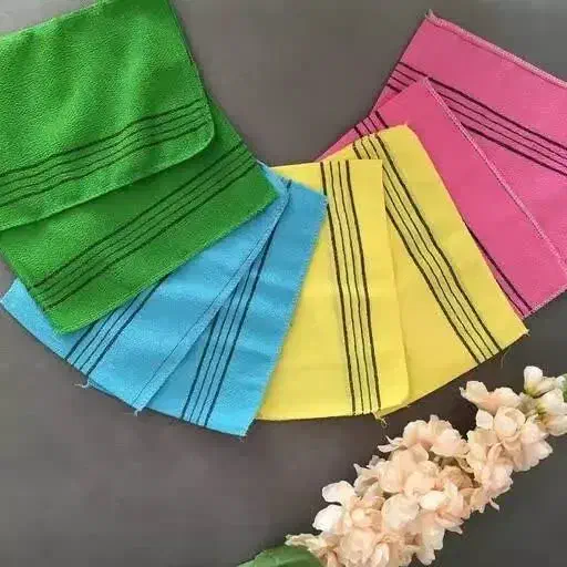 کیسه حمام لیف لایه بردار گیاهی سرشورسیلیکونی|آرایشی، بهداشتی، درمانی|قلعه ممبی, |دیوار