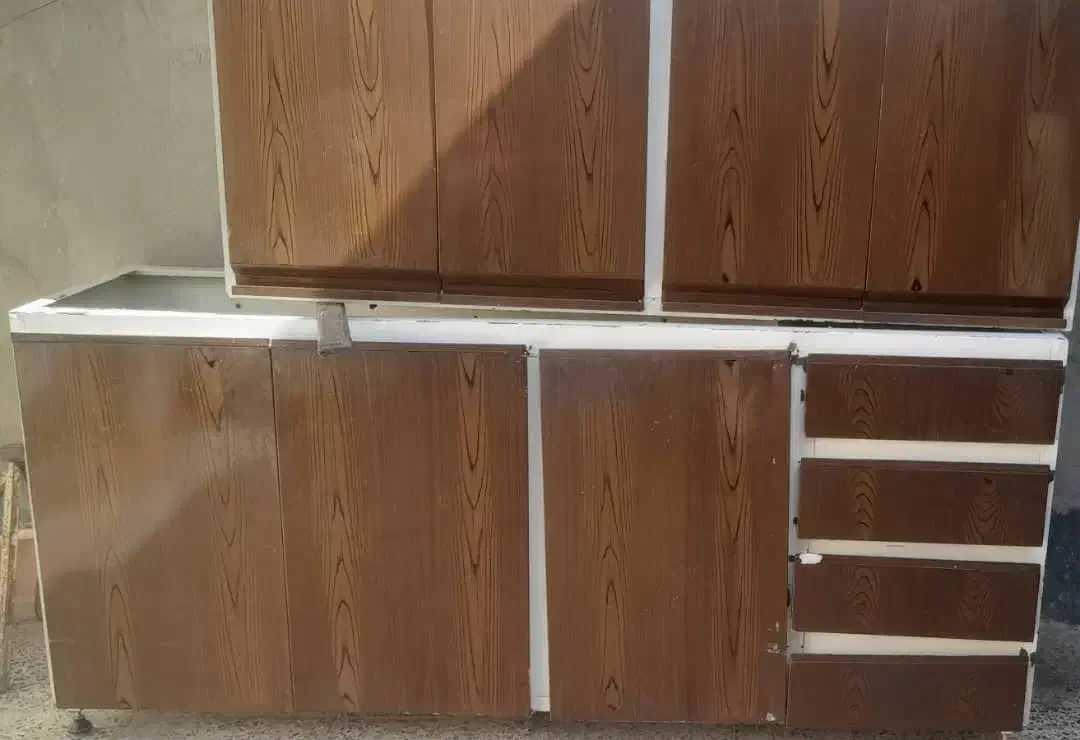 کابینت بالایی ۱مترو ۵۵ کابینت پایین ۱متر در ۹۰|مصالح و تجهیزات ساختمان|شیراز, شهرک کوشکک|دیوار