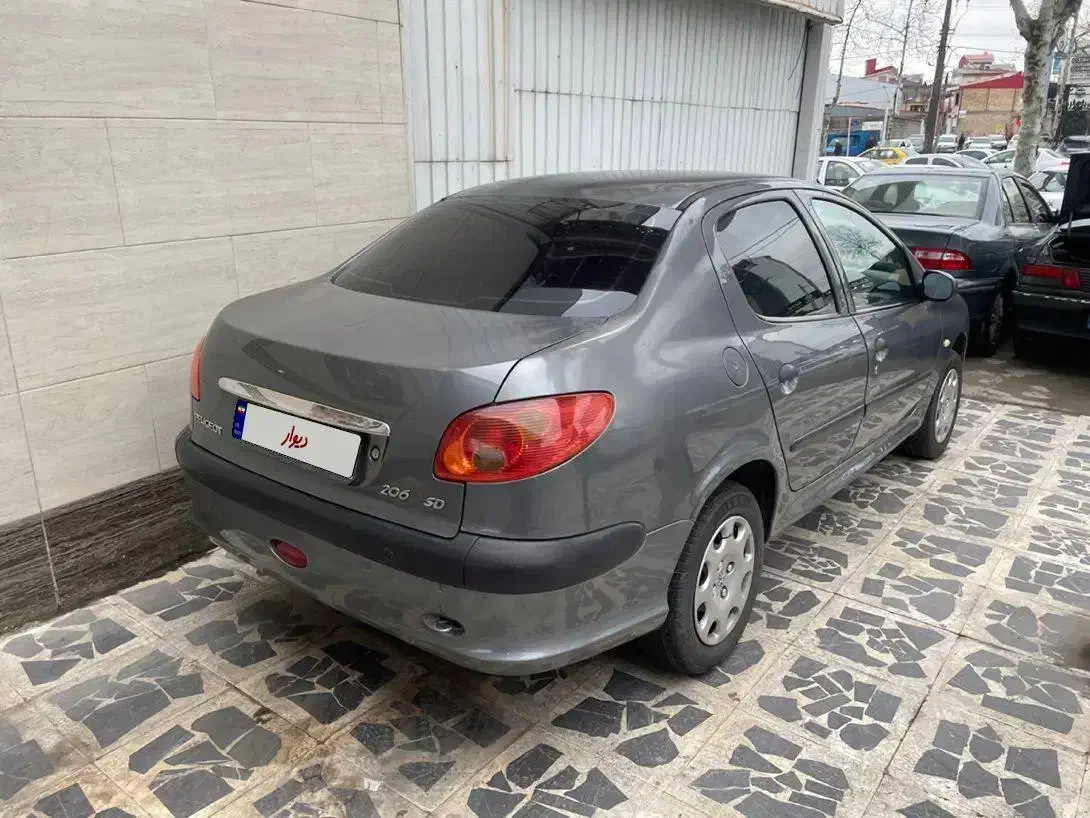 206 sd مدل 93|خودرو سواری و وانت|رشت, نیروی دریایی|دیوار