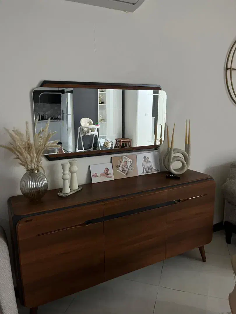آینه و میز کنسول|بوفه، ویترین، کنسول|اسلامشهر, شهرک واوان|دیوار