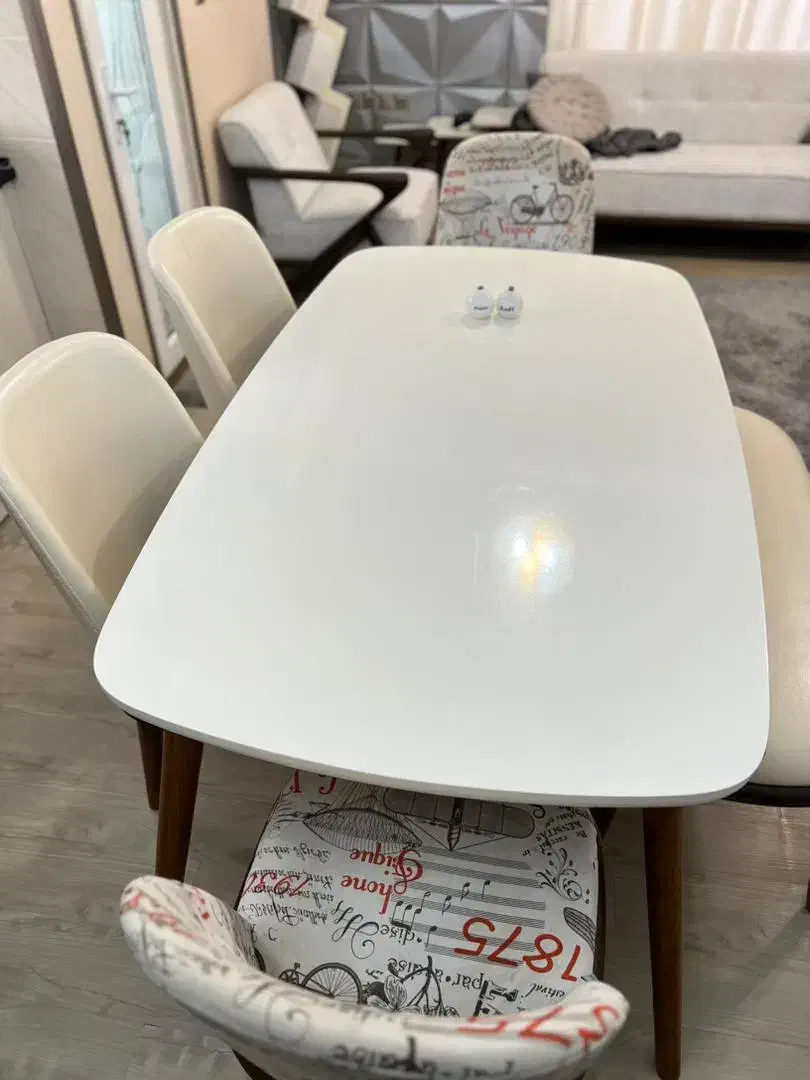 میز نهار خوری ۶ نفره ترک|میز و صندلی غذاخوری|رشت, معلم|دیوار