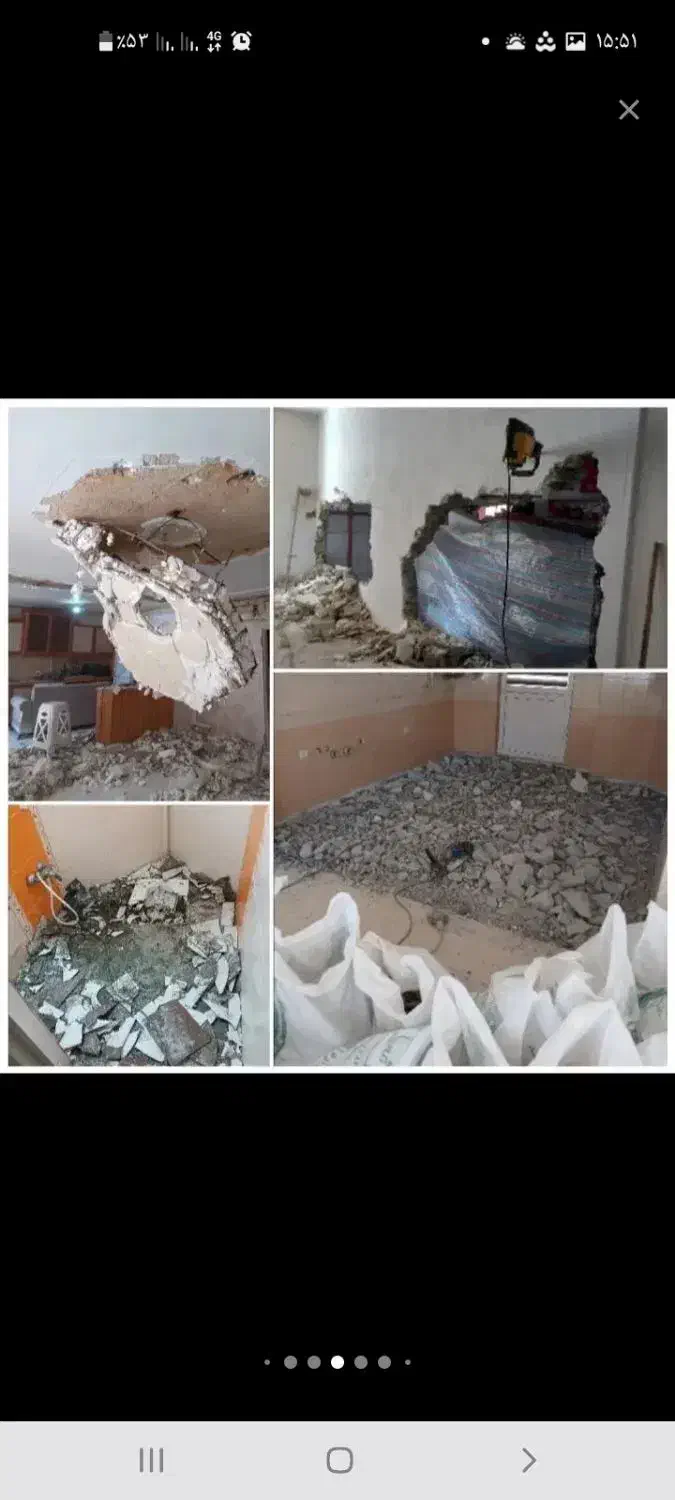 سلام اخریب وباسازی خونهای ویلای واپارتمانی|خدمات پیشه و مهارت|اهواز, کوی سعدی|دیوار