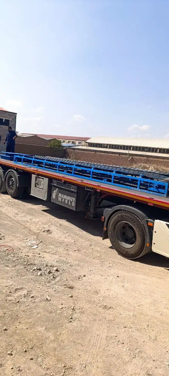 تسمه نقاله و دستگاه های تولید قطعات بتنی|ماشینآلات صنعتی|خسروشاه, |دیوار