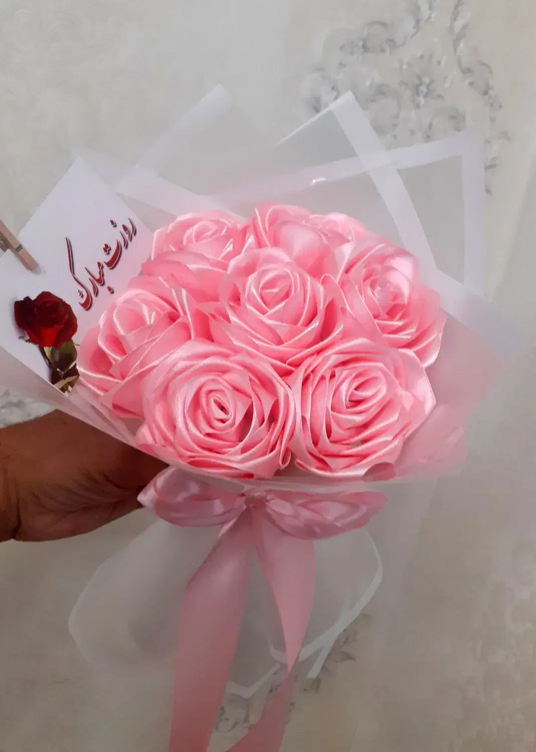 دسته گل روز مادر هدیه روز مادر|گل مصنوعی|شهریار, شهریار|دیوار