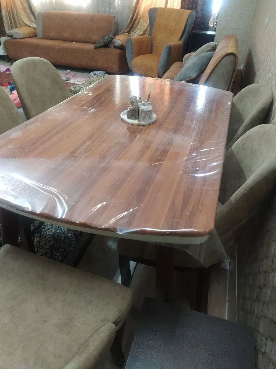 میز نهارخوری چوب راش|میز و صندلی غذاخوری|زاهدان, |دیوار