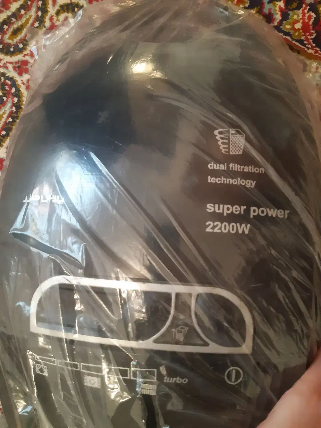 جارو برقی پارس خزر  turbo مدل 2200w|جاروبرقی، جارو شارژی، بخارشو|هشتگرد, فاز ۲ مهستان|دیوار