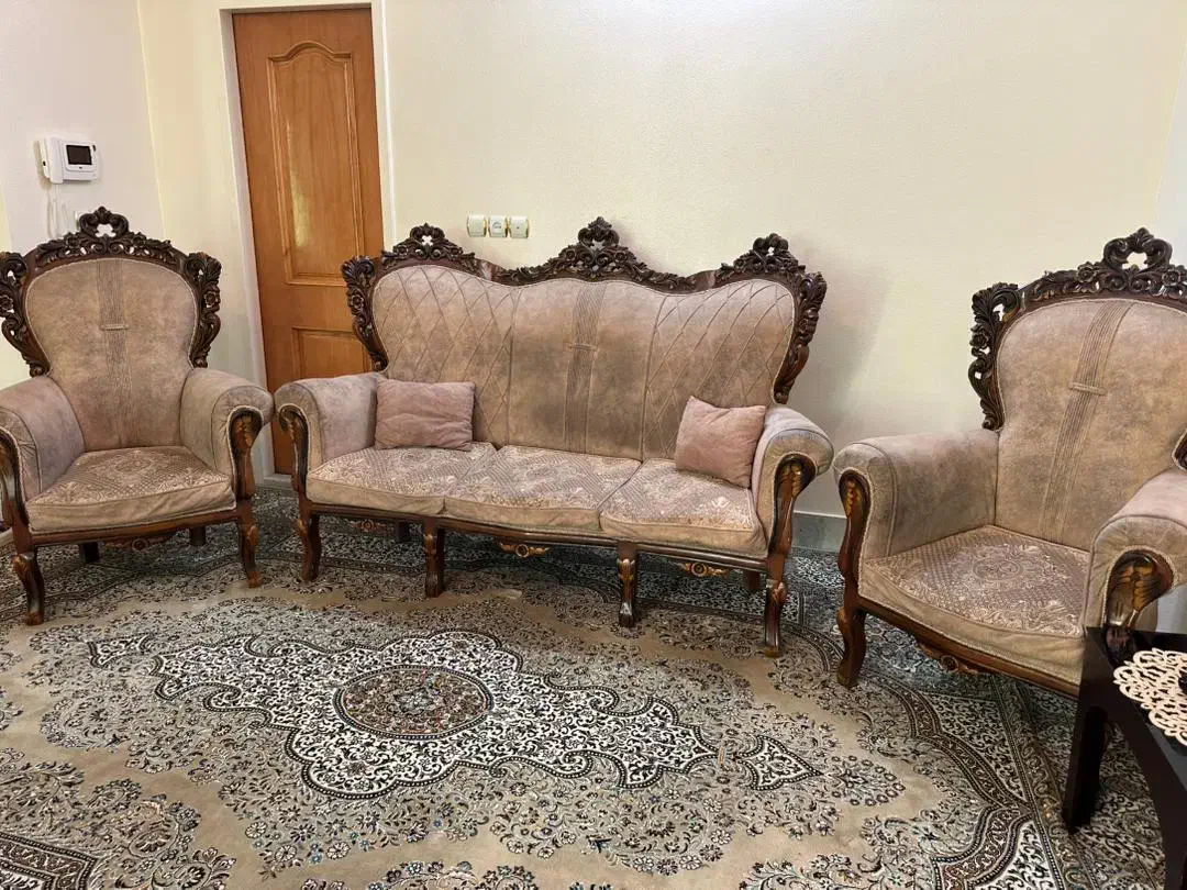 مبل استیل 9نفره|مبلمان خانگی و میز عسلی|شاهین‌شهر, شهرک سایت|دیوار