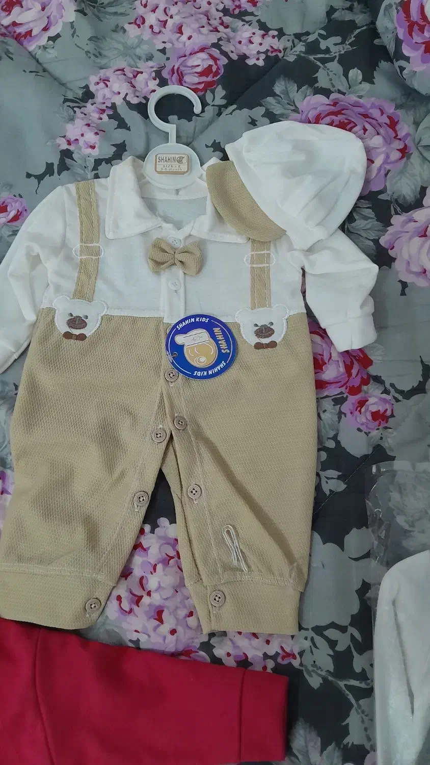 سه دست لباس نوزاد نو|لباس|بندر گز, |دیوار