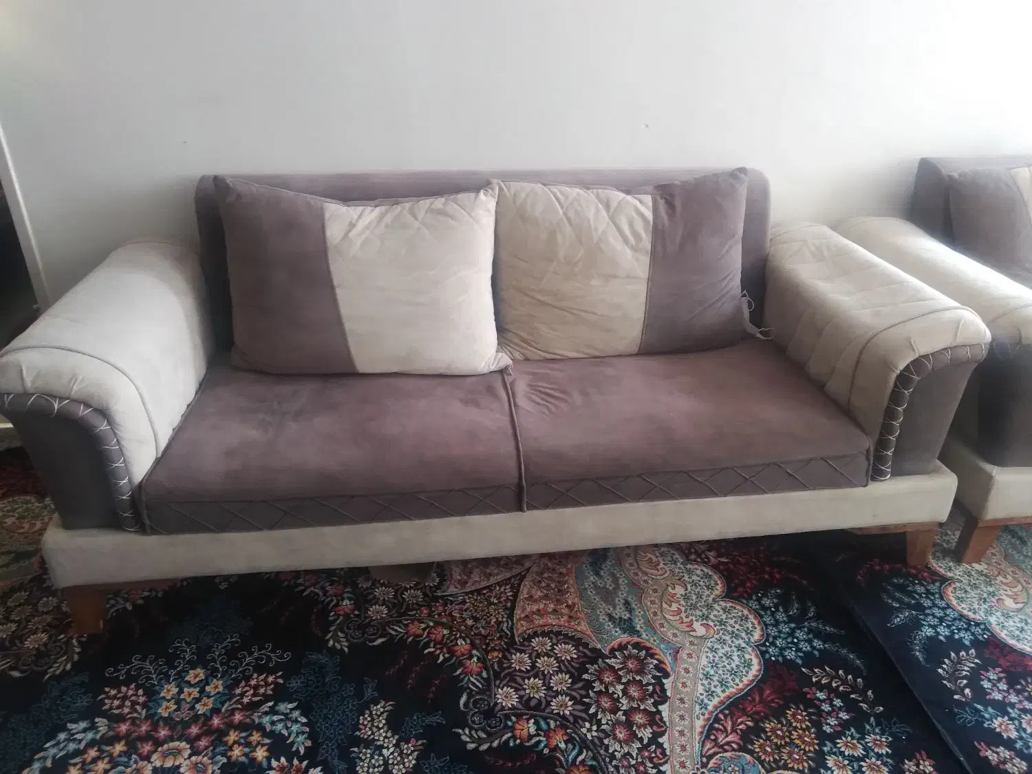 دودست مبل هفت نفره|مبلمان خانگی و میز عسلی|نیشابور, مازول|دیوار