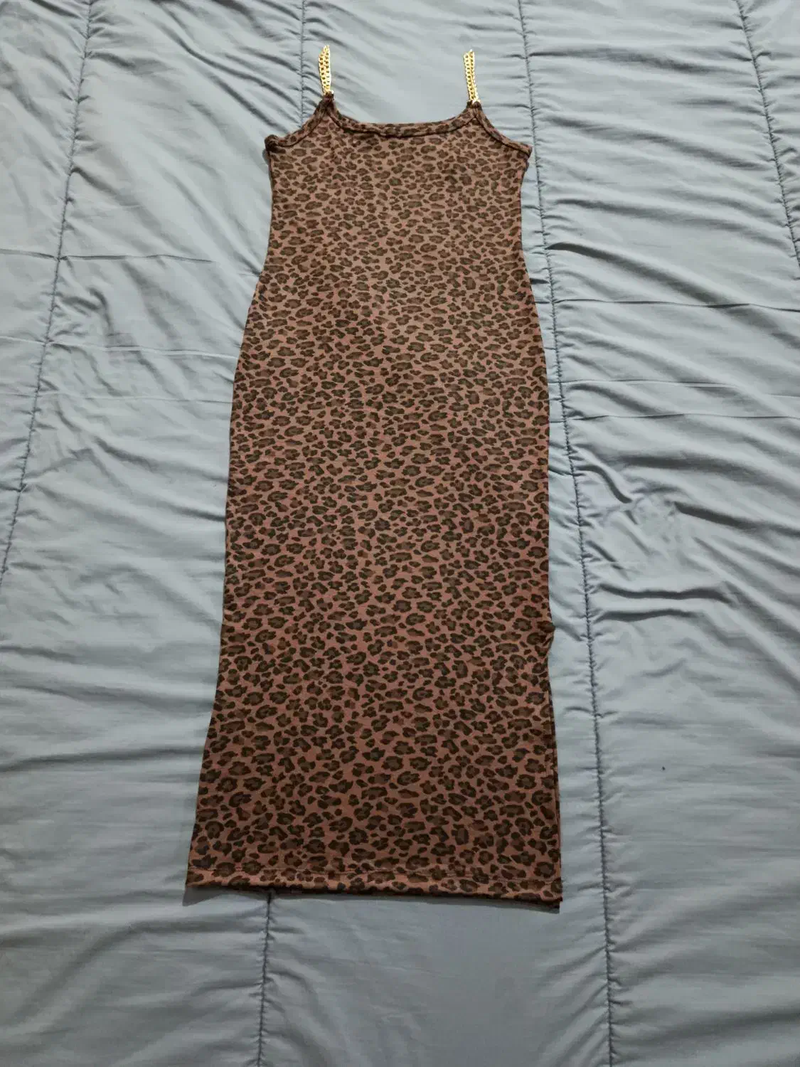 ماکسی پلنگی با کش سانی بالا تا سایز ۴۴ هم میشه|لباس|درگهان, |دیوار