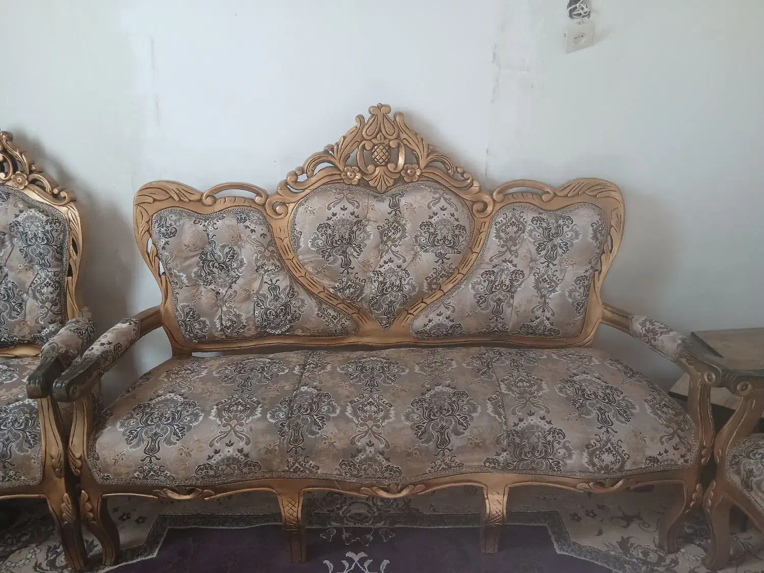 مبل سلطنتی|مبلمان خانگی و میز عسلی|تاکستان, |دیوار