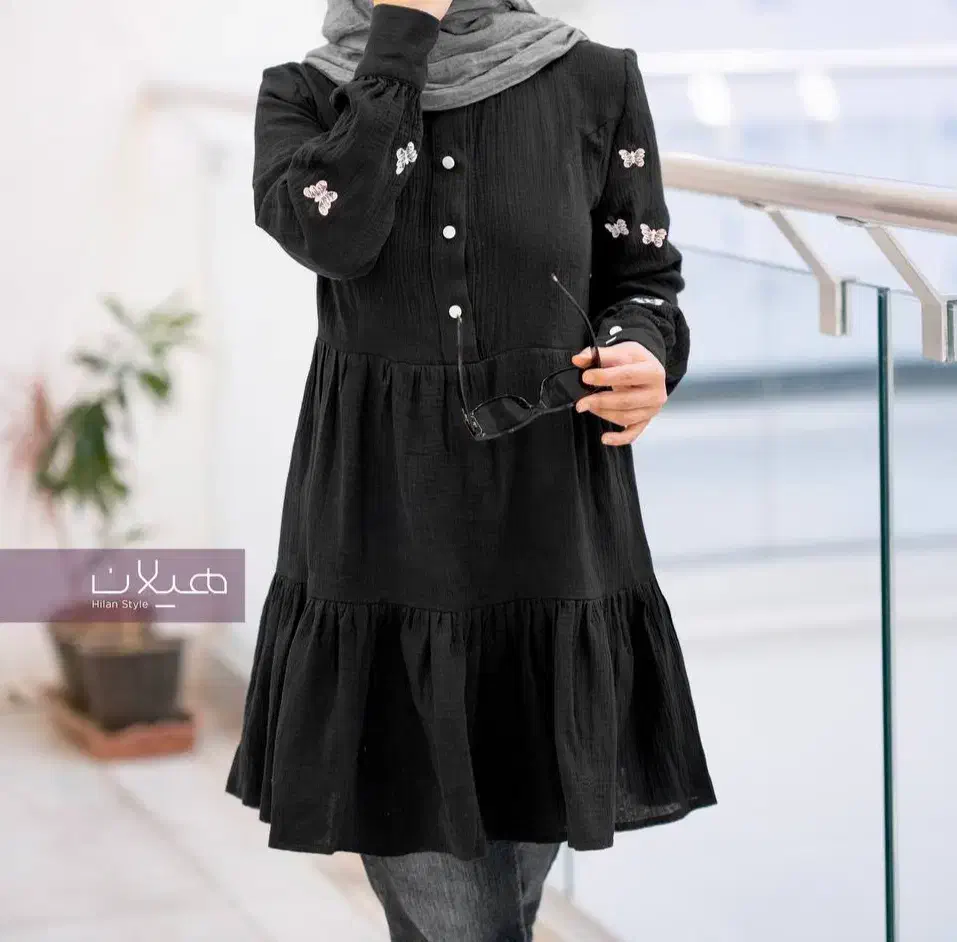 مانتو مشکی دخترونه|لباس|گرمسار, |دیوار