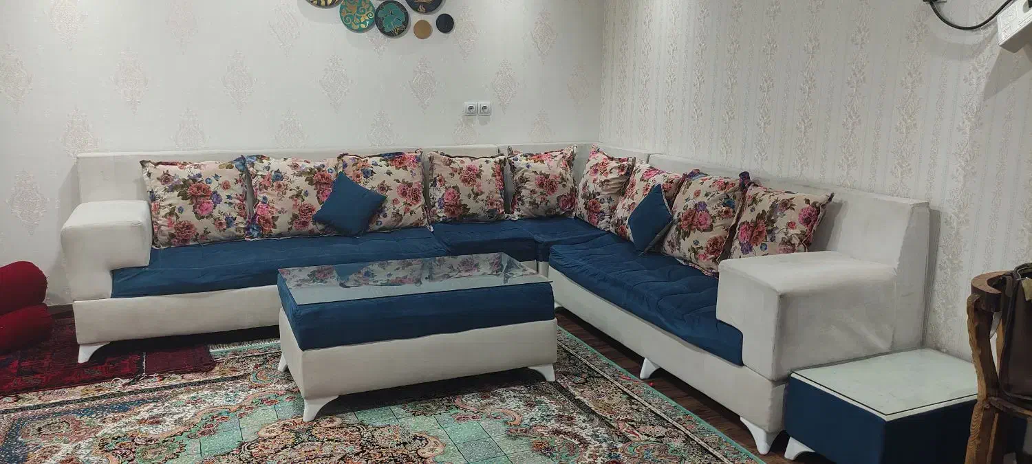 مبل ال ۸ نفره|مبلمان خانگی و میز عسلی|دزفول, |دیوار