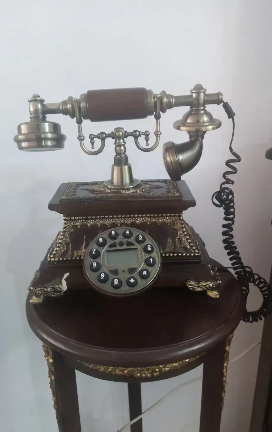 تلفن رومیزی سلطنتی چوبی|تلفن رومیزی|قزوین, |دیوار